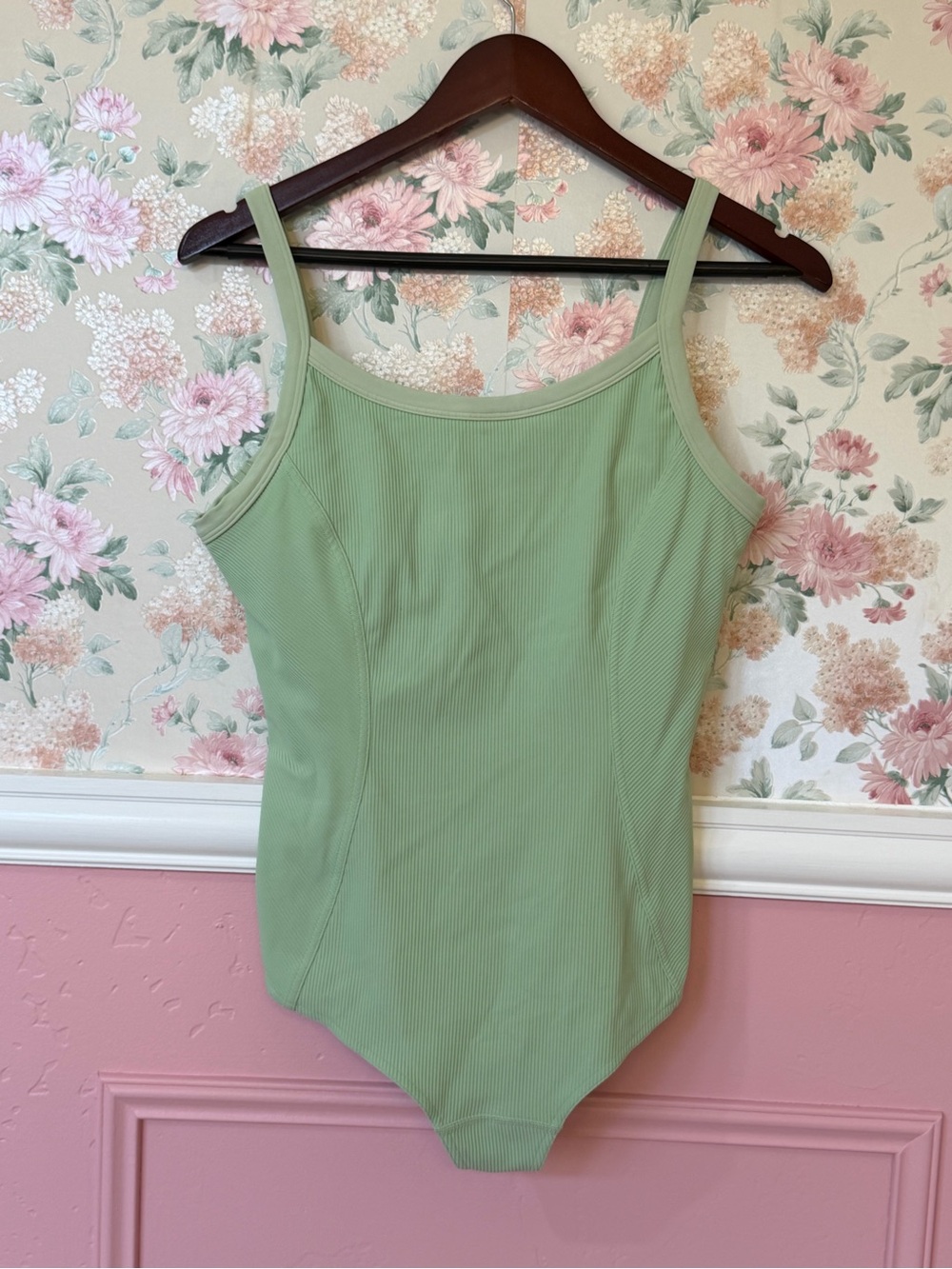 lululemon athletica Mint Ribbed Tank Bodysuit